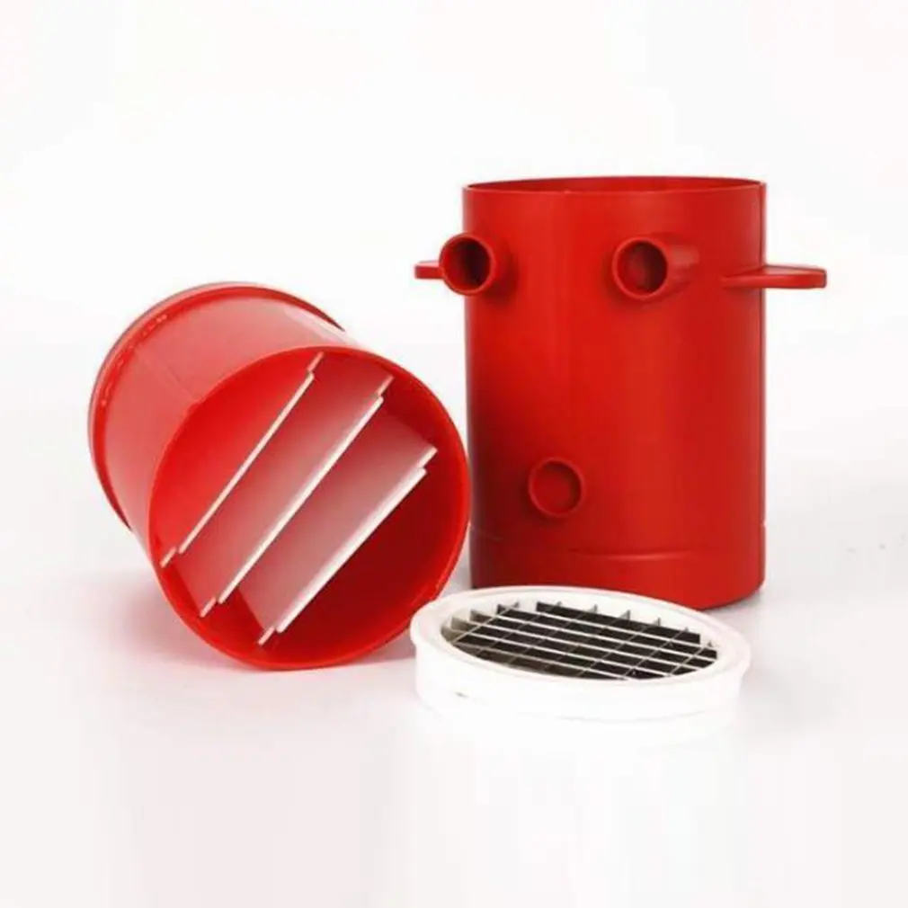 

Copper Fries Potatoes Maker Slicers French Fries Maker For Jiffy Fries Cutter Machine & Microwave Container 2-in-1 No Deep-Fry