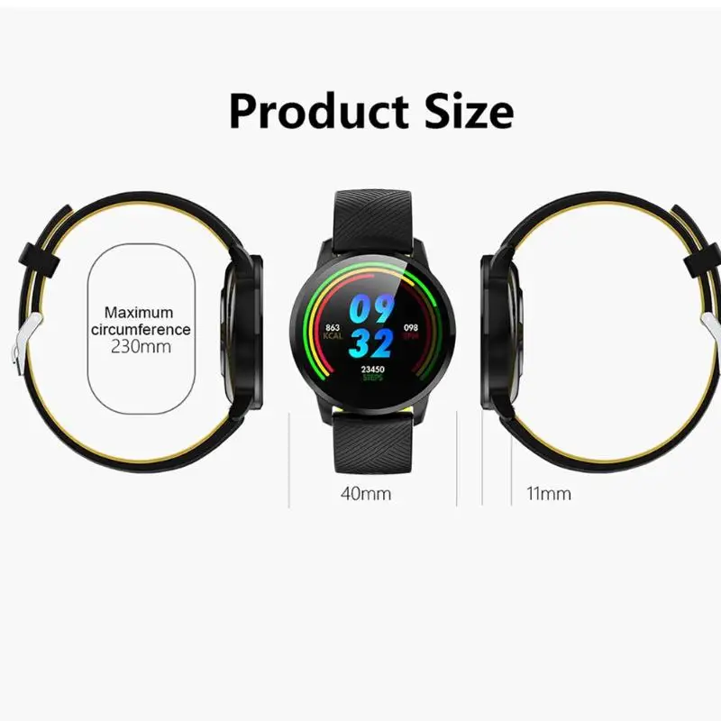 S16 Bluetooth умный Браслет, пульсометр, измеритель артериального давления, шагомер, фитнес-трекер, IP67, смарт-браслет для IOS, Android