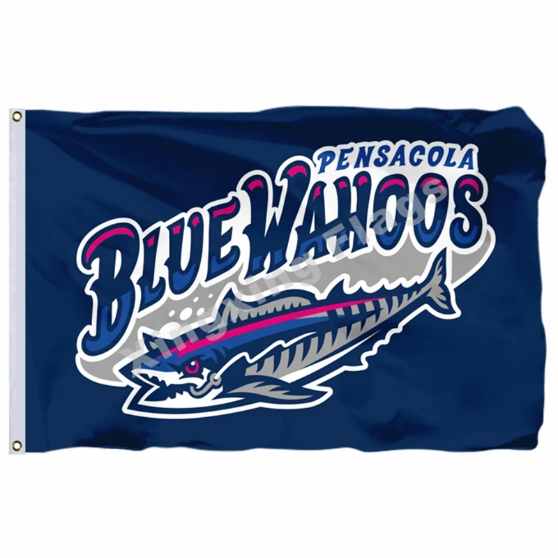 Деревенский хмель флаг MILB баннер с модифицированным флагом США 3фт X 5фт полиэстер летающий размер 90X150 см - Цвет: Pensacola Wahoos