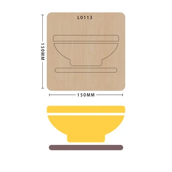 

Kitchenware knife mold mold wood die cutting die, model L0113, suitable for common die cutting machines on the market