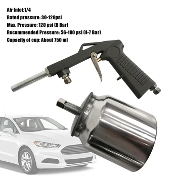 

Multifunction Practical Pneumatic Tools Undercoating Spray Pistol With Suction Feed Cup Sprayable Rust Proofing Chip Guard Paint