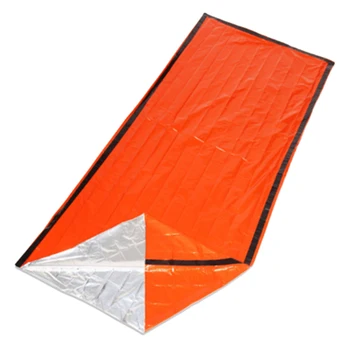 

Hot Emergency Sleeping Bag,Survival Bag,Emergency Blanket Lightweight Reflective Lining Thermal Sleeping Bag Survival Gear Kit f