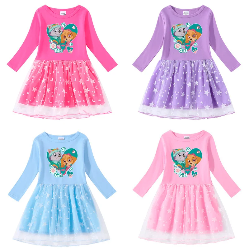 NWT Toddler Girls Long Sleeve Paw Patrol Dress Size 2T 