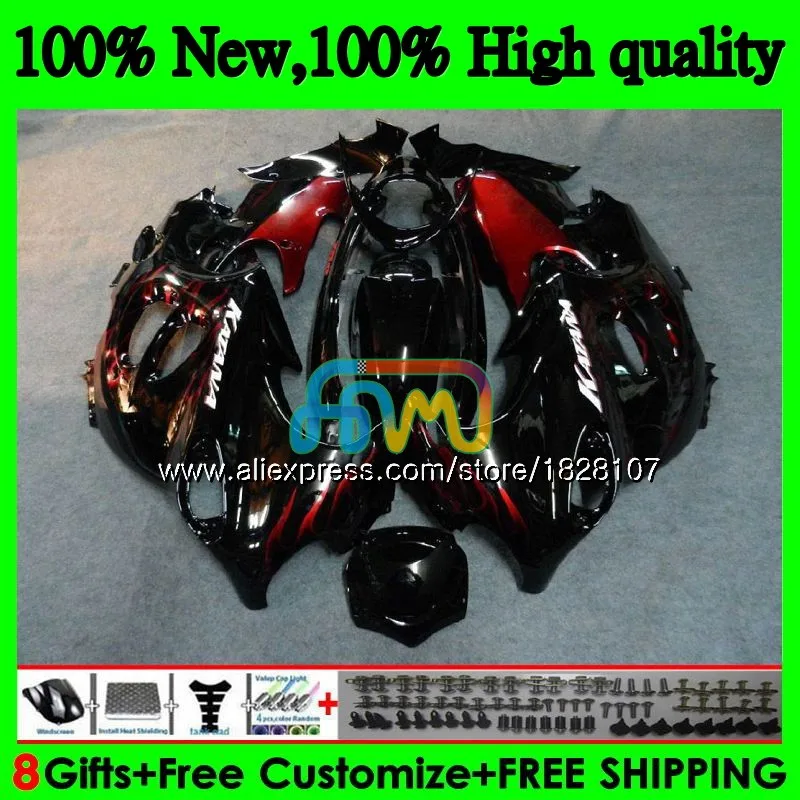 Средства ухода за кожей для SUZUKI KATANA GSXF 600 750 GSXF600 98 99 00 01 02 33BS. 0 GSX750F GSXF750 1998 1999 2000 2001 2002 обтекатель красным пламенем