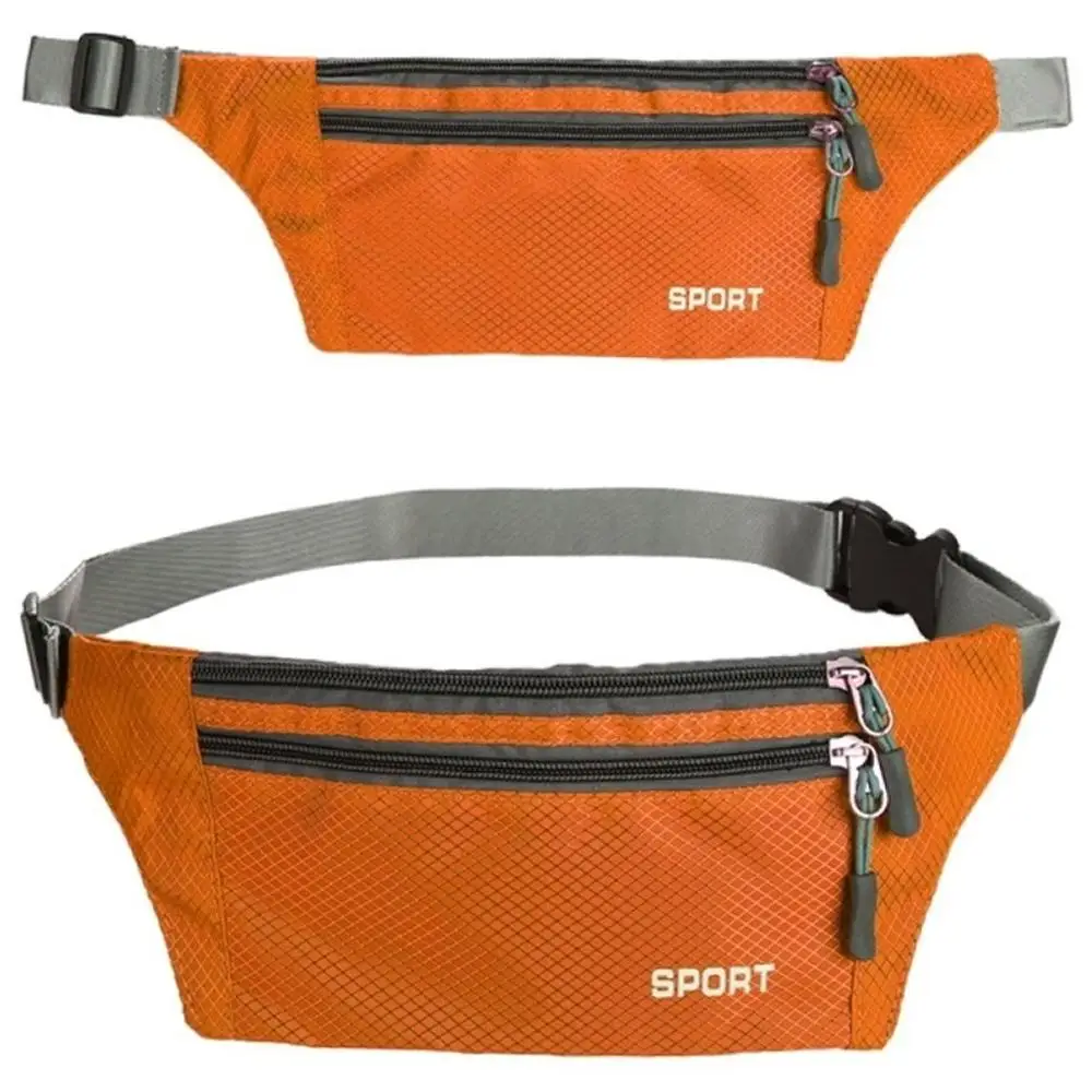 3 Ultra-thin Unisex Running Waist Pouch Outdoor Sport Zip Bag Wholesale - Цвет: 3