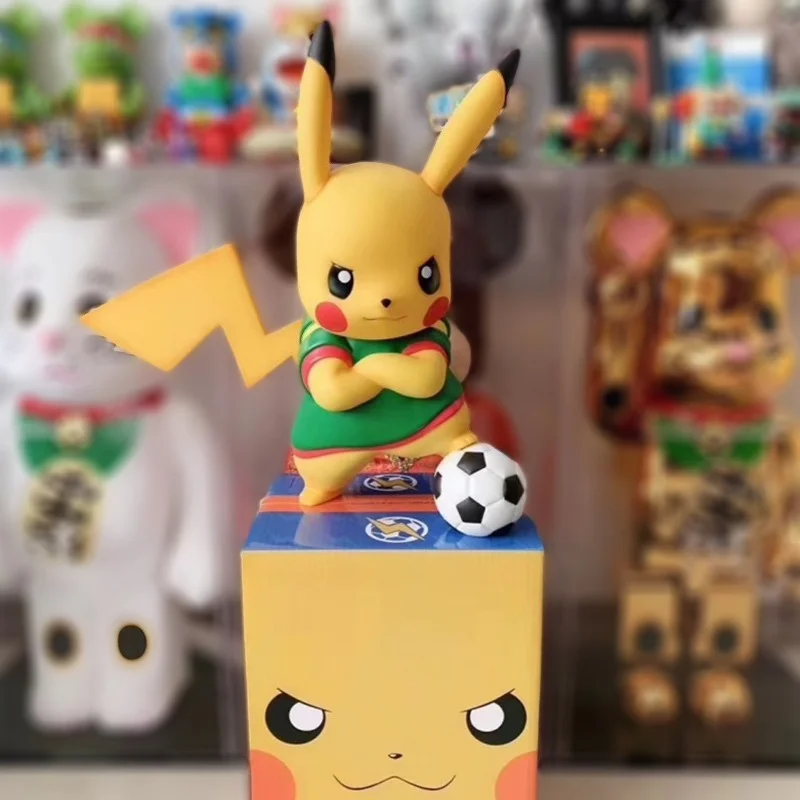 Аниме Фигурка Пикачу Takara Tomy милая Коллекционная большого размера 1:1 мультяшная