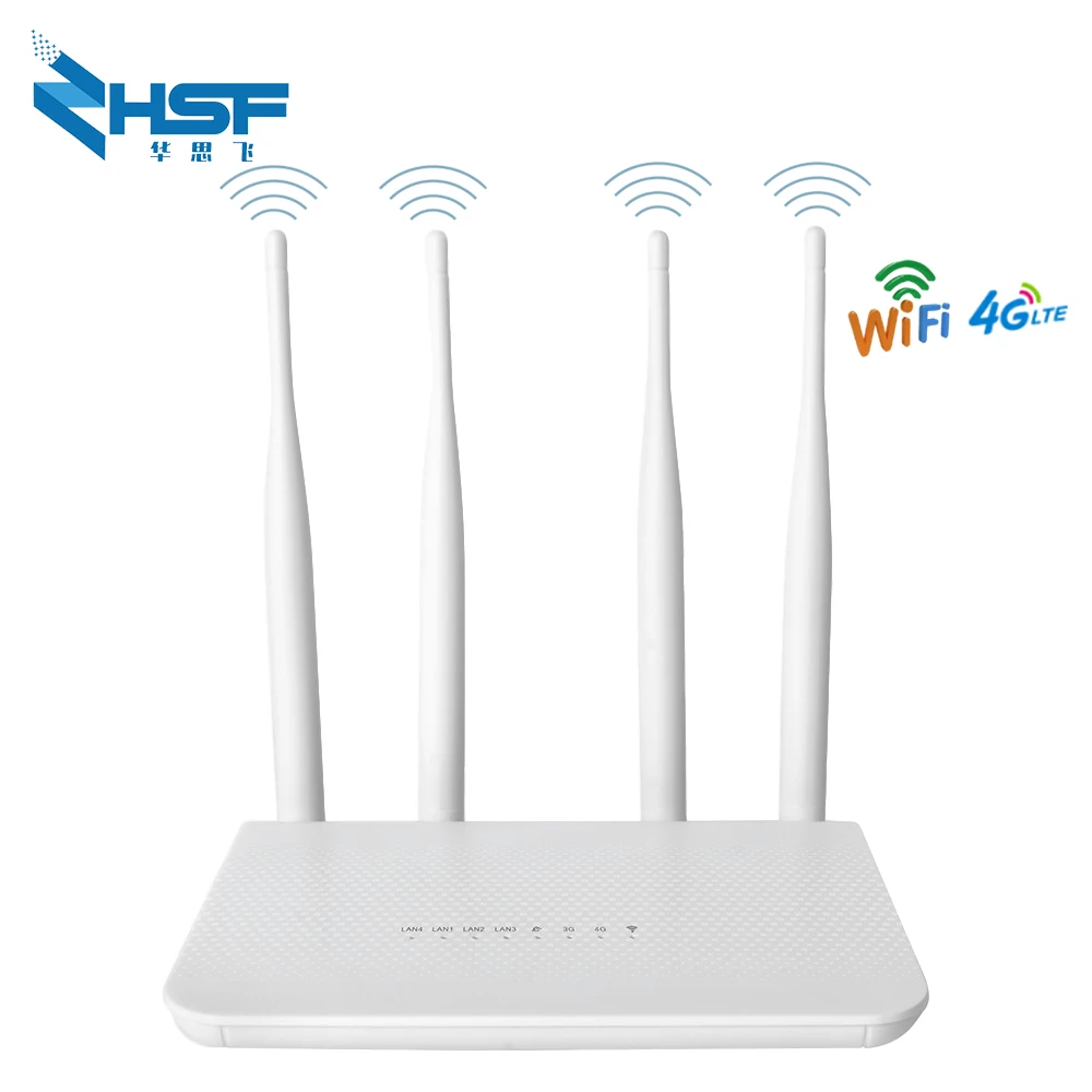 Недорогой беспроводной Wi-Fi роутер 300 Мбит/с VPN 4G CPE 3G/4G LTE Мобильная точка доступа со