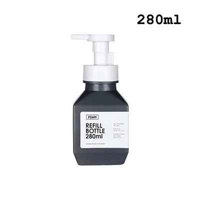 280ml carbon black Бутылка для жидкого мыла диспенсер для жидкого мыла мусс жидкая пена сделать бутылка лосьона бутылка геля для душа для ванной комнаты/кухни - Цвет: 280ml carbon black