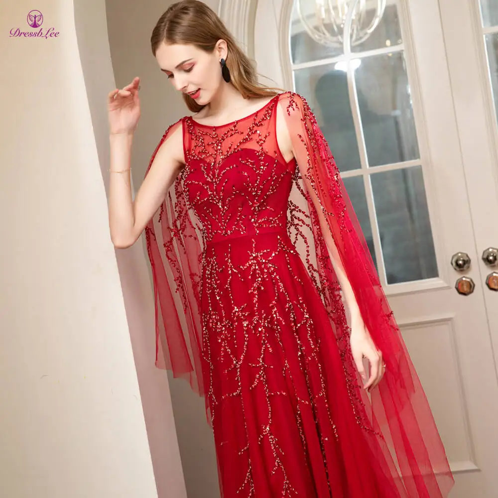 Vestido-de-festa платье rom в дубайском стиле длинные платья для выпускного вечера, украшенные кристаллами и жемчужинами вечернее платье с высоким воротником и длинными рукавами