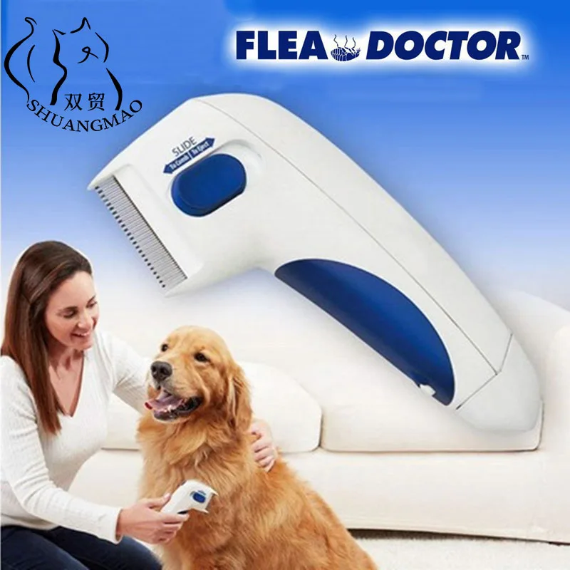 Discount Shop Flea Doctor Electric Comb Brush Dog Cat Pets Head Lice