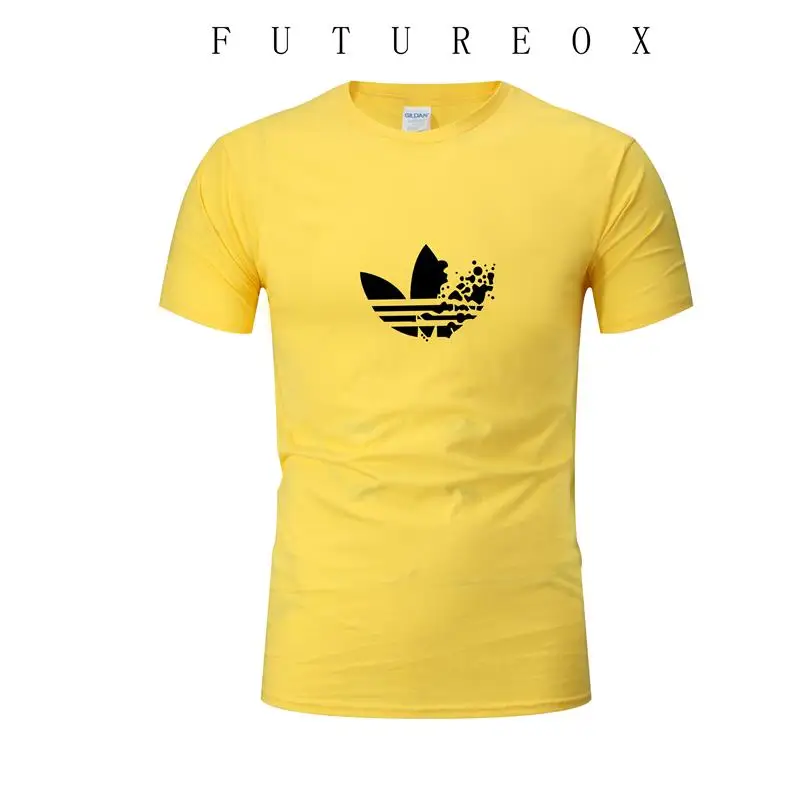 Men's New 100% Cotton Fabric Loose Fashion Comfortable Skin-Friendly T-Shirt Multi-Color Optional For a Variety Of Skin Color Men's New 100% Cotton Fabric Loose Fashion Comfortable Skin-Friendly T-Shirt Multi-Color Optional For a Variety Of Skin Color