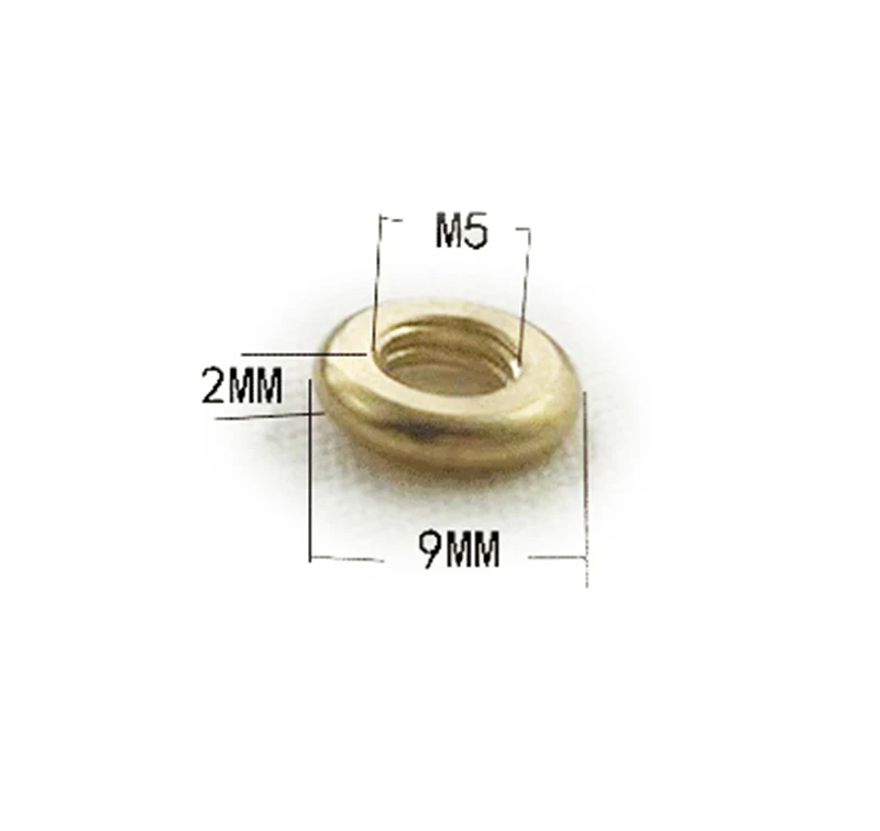 M4 M5 M6 латунная тонкая гайка накатанная медная шайба ручка шкафчика гайка светильник гайка крепеж