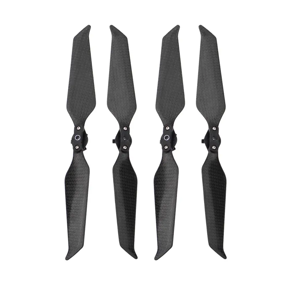2 pair 4 pair Carbon Fiber Propeller 8743 Blade Noise Reduction Folding Wing Paddle Quick Release Props Spare Parts Kits - Цвет: 2 pair