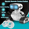 Sci-fi Styling RC Smart Robot Rotation Auto Presentation Eye Lighting Music Smart Walking Space Remote Control Robot Kids Toy 1