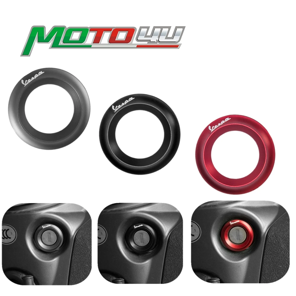 Алюминиевый Чехол для выключателя зажигания защитное кольцо ключа мотоциклов