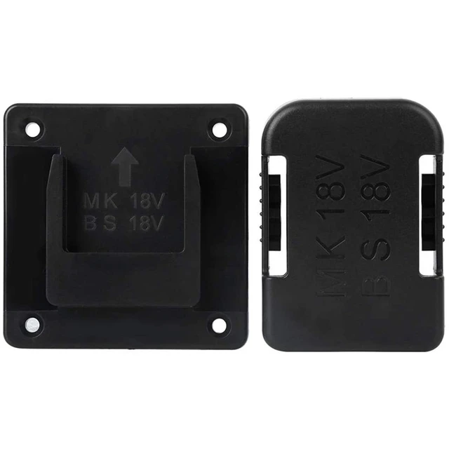 Hot New Makita 18V Batteries Durable Battery Holder Case, Battery Belt Slot Black