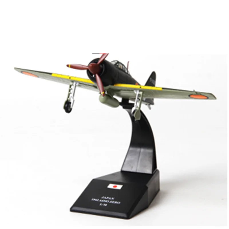 Коллекция 1: 72 Масштаб 13 см ноль A6M3 модель истребителя литья под давлением сплав японский ВВС истребитель дисплей для детей и взрослых