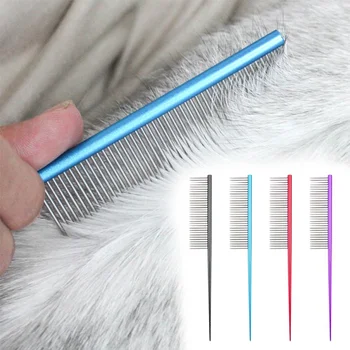 

2 Sided Pet Grooming Tool Undercoat Rake For Cats & Dogs, Easy To Remove Tangles For Small, Medium And Large Dogs