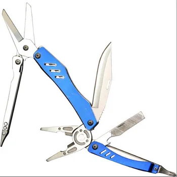 

Multi-tool stainless steel folding scissors pliers, outdoor emergency portable EDC tools. Clamp head 2, scissors, screwdriver,