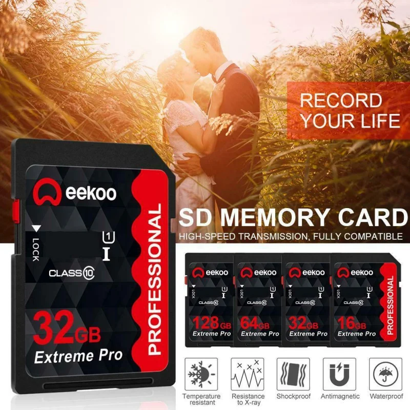 New High Speed Class 10 SD Flash Secure Memory Card For Action Cameras Driving Recorder