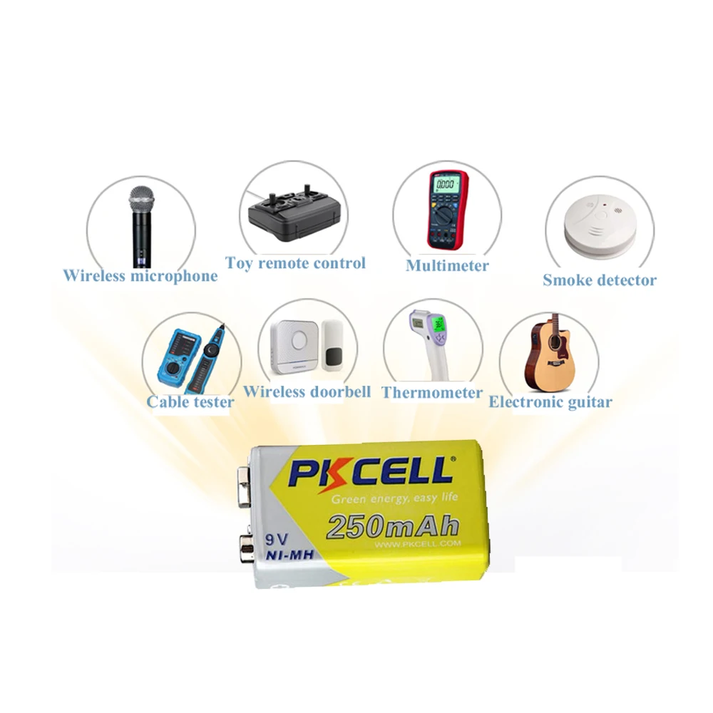 PKCELL 6LR61 E22 MN1604 522 6f22 MN1604