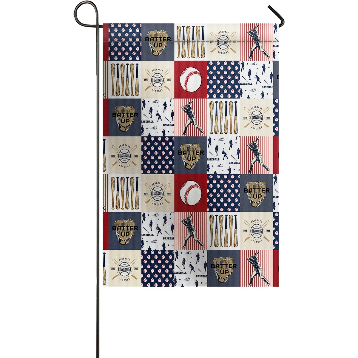 Сад Флаг Бейсбол Спорт красный белый синий дом двухсторонний полиэстер флаг для