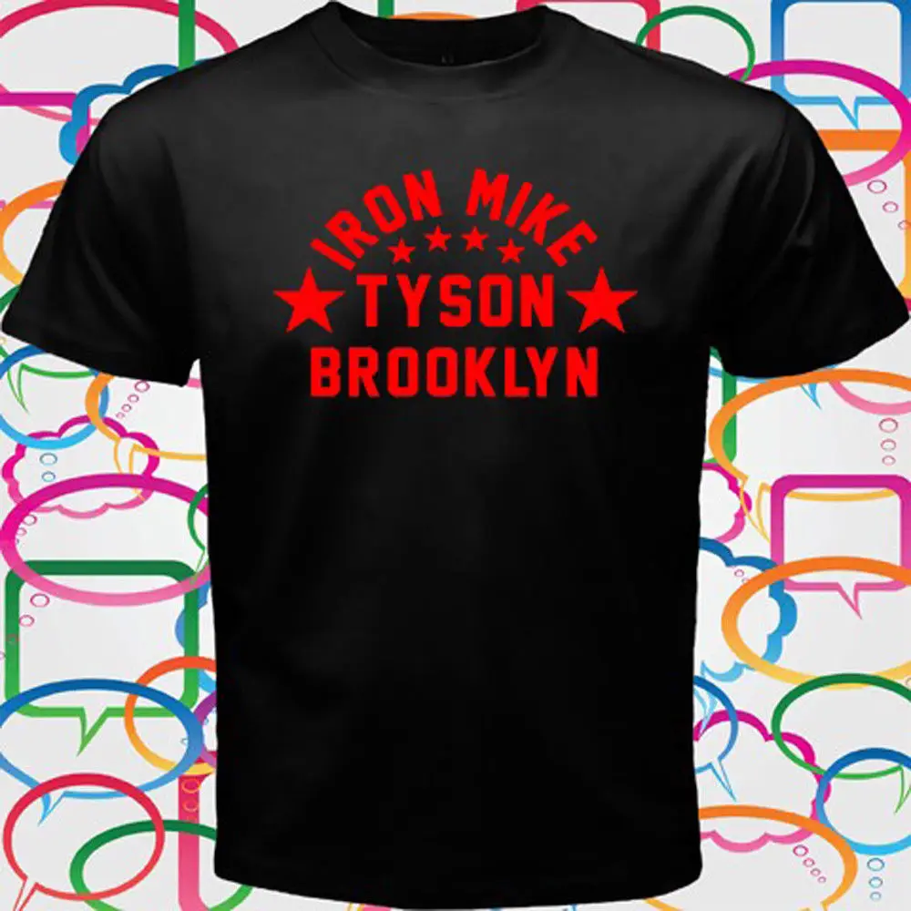Футболка с логотипом MIKE TYSON Brooklyn Boxing размеры S-3XL