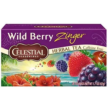 

Celestial Seasonings - Tè selvaggio dell'erba di Zinger della bacca decaffeinato - 20Bustine di tè
