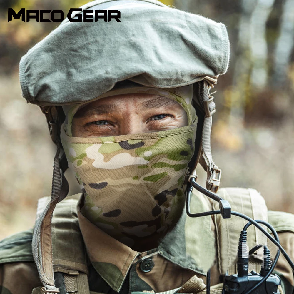 Тактическая Военная уличная камуфляжная велосипедная армия Балаклава с полным