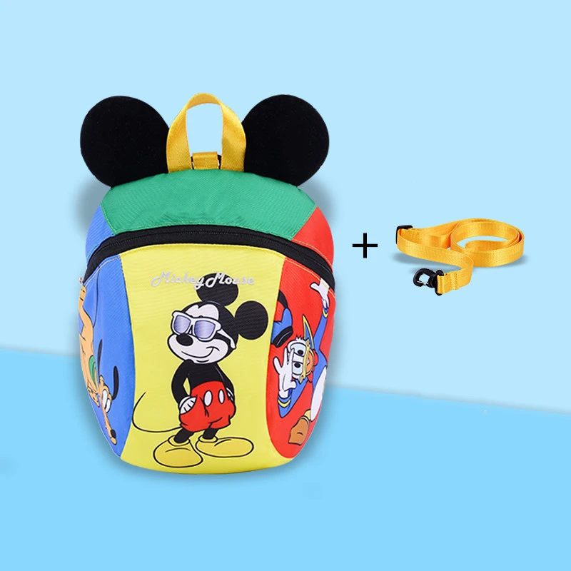 Disney жгуты поводки Andador Para Bebe Малыш мультфильм анти потеря сумка детские ходунки безопасности Жгут Рюкзак - Цвет: 496 1.2m