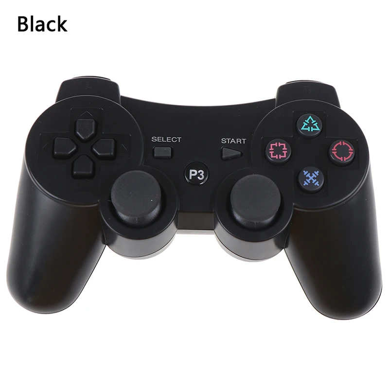 Для PS3 геймпад беспроводной Bluetooth игровой контроллер для Playstation 3 Джойстик Геймпад - Цвет: Черный