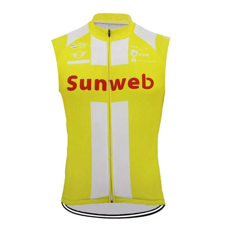 TEAM SUNWEB PRO chaleco ciclismo cortaviento ciclismo camiseta ciclismo мужская летняя быстросохнущая одежда для велосипеда