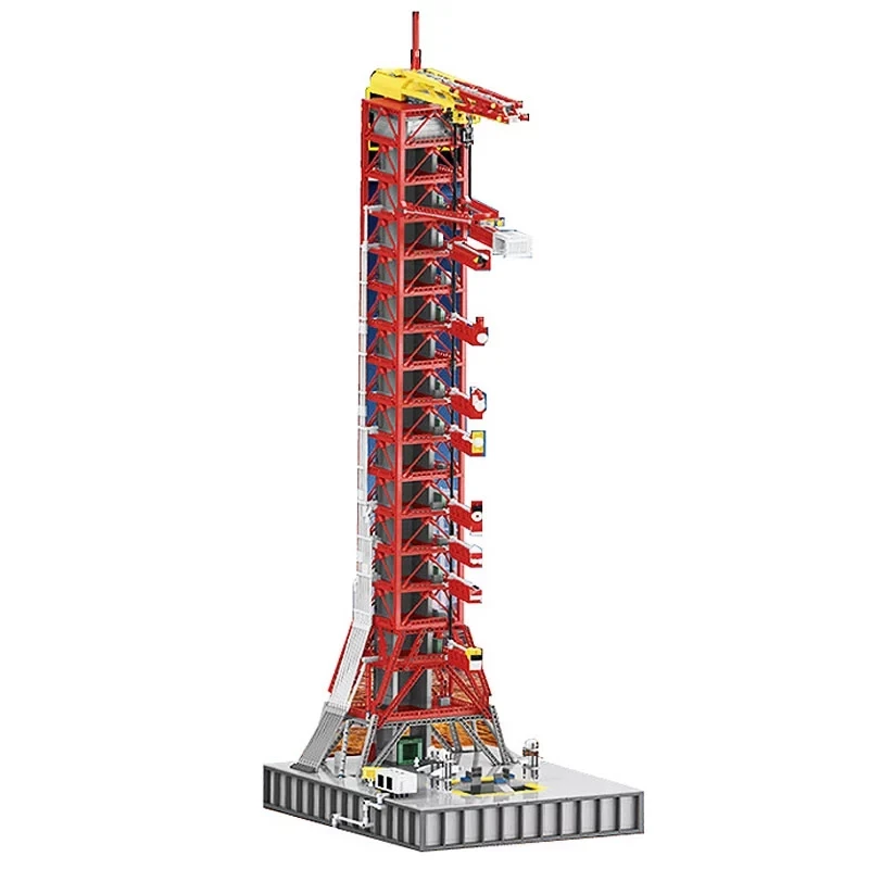 В наличии M10003 космическая Серия Apollo Saturn V Launch Umbilical Tower Technic строительные блоки