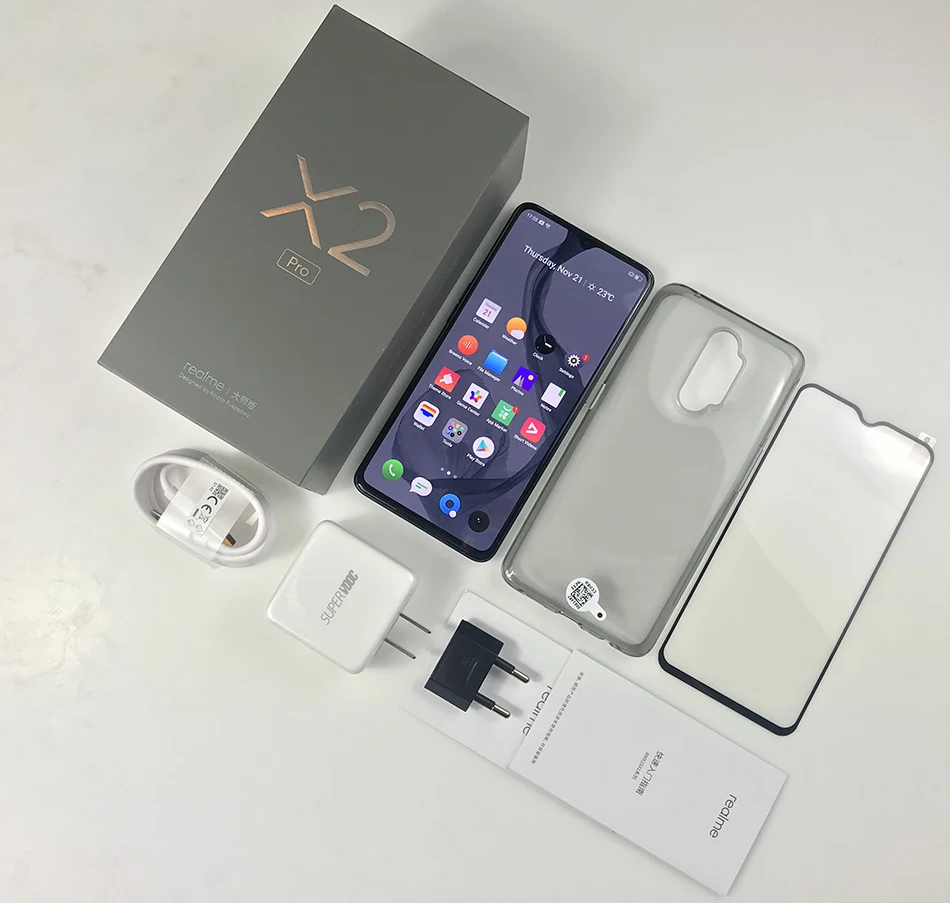 Realme X2 Pro X 2 12GB 256GB 6,5 ''мобильный телефон Snapdragon 855 Plus 64MP Quad camera телефон nfc VOOC 50W быстрое зарядное устройство