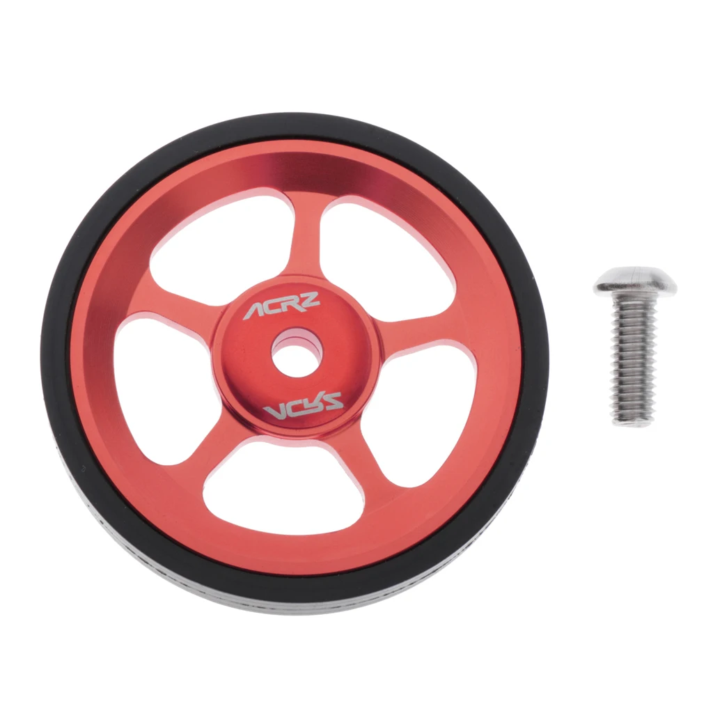 Премиум Easywheel& болты для Brompton складной велосипед аксессуары - Цвет: Red