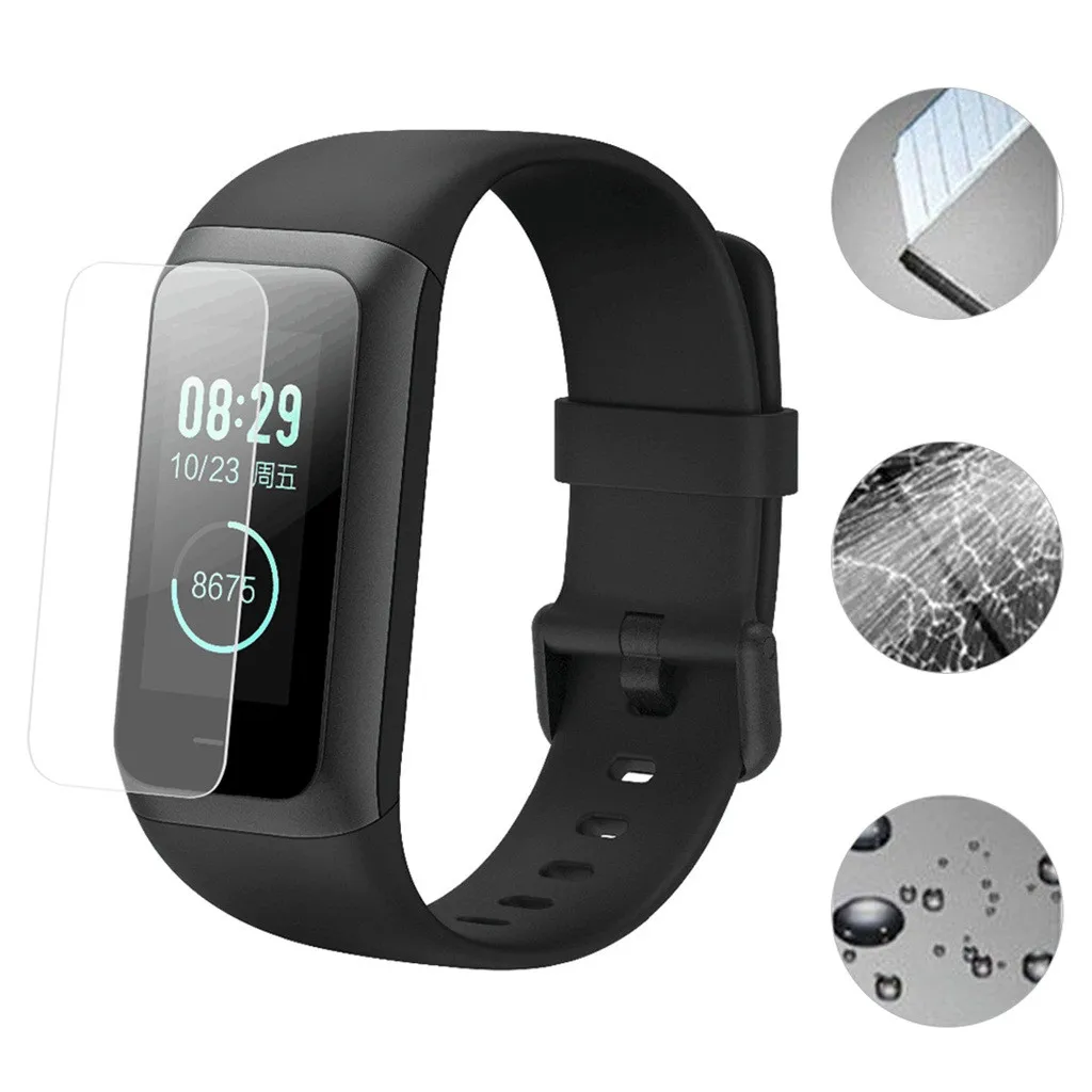 2X Взрывозащищенная мягкая защитная пленка из ТПУ Для Xiaomi Huami Amazfit Cor 2 Band |