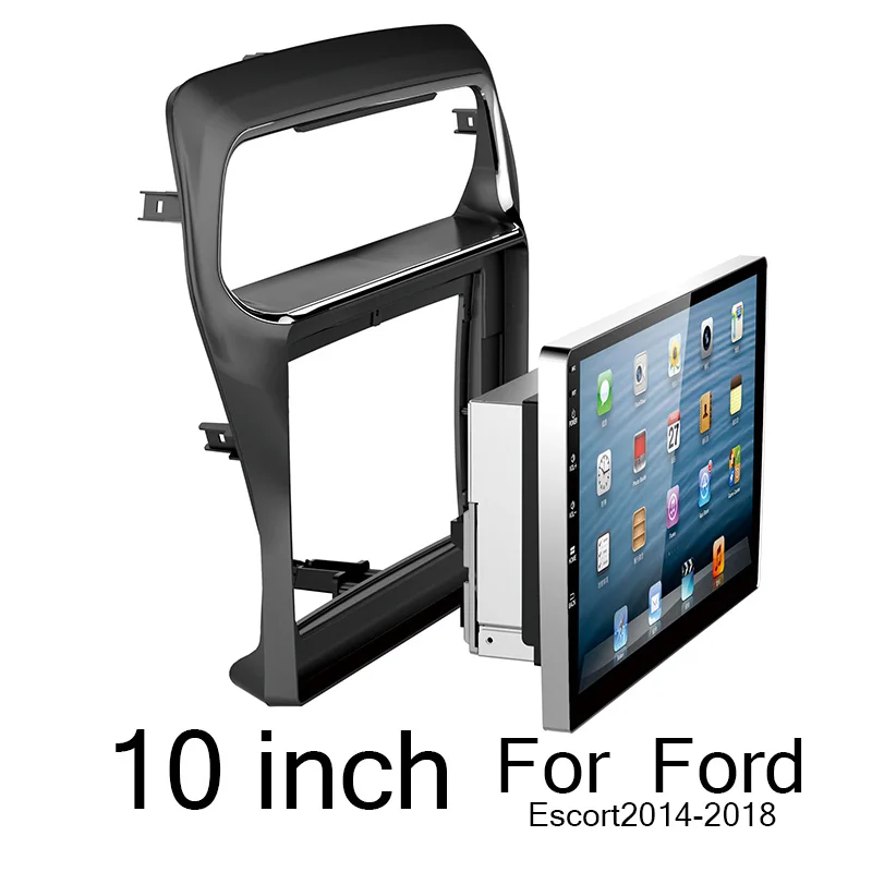 For Ford Escort- Special Car Frame Ordinary Fuel Injection Fascia 10 inch DVD Modified Panel Decorative Frame Trim