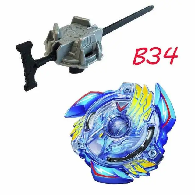 Burst Toys B-117 B-115 с пусковым устройством детский подарок Toupie BEYBLADE burst Металл Fusion Бог волчок Bey Blade лезвия - Цвет: B-34 No box