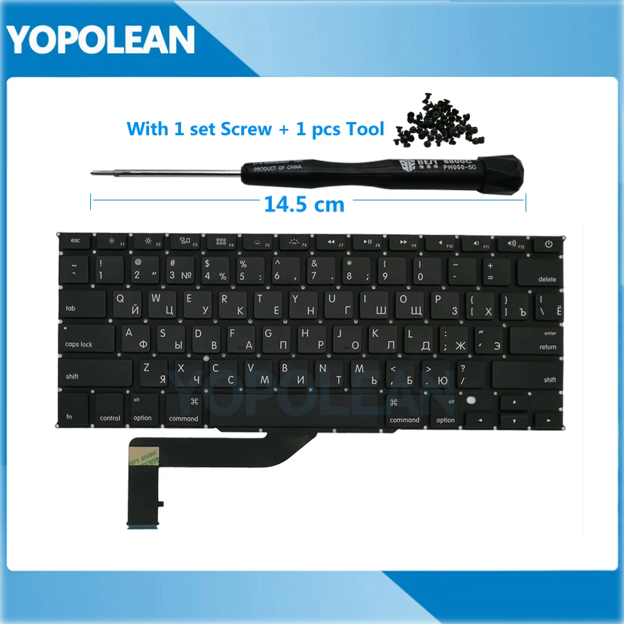 Новая русская клавиатура для Macbook Pro Retina 15 &quotA1398 2012 2013 2014 2015|Клавиатуры замены| |
