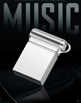 

Portable Tiny Super Mini Usb Flash Drive Metal Silver Flash Memory Stick Pen Drive 4G 8G 16G 32GB 64G 128G 256GB Pendrive U Disk