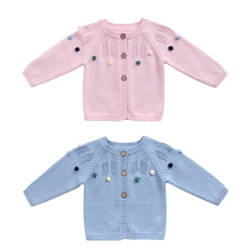

Autumn Newborn Baby Sweater Knitted Baby Clothes 100% Cotton Infant Baby Girls Boys Sweater Cardigan Coat