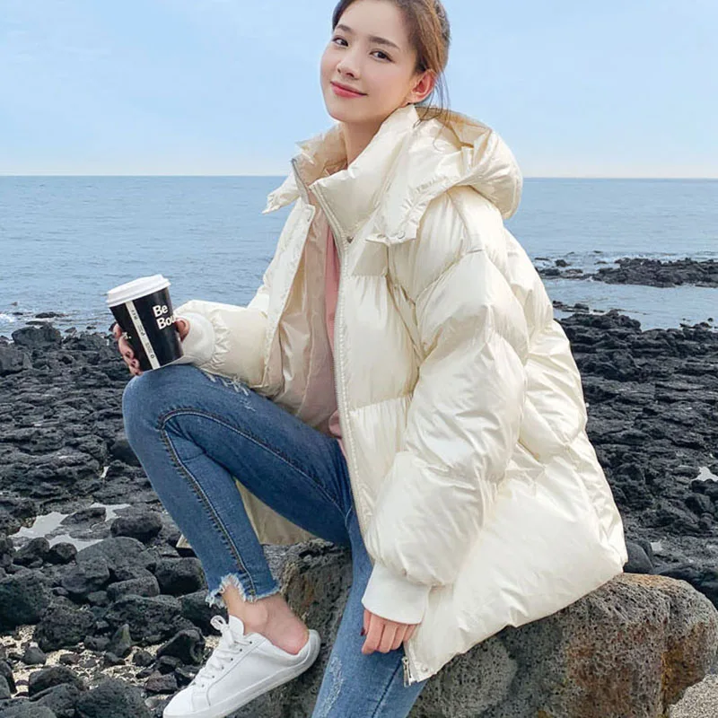 Parkas New Winter Warm Hooded Women Cotton Coat Outerwear Women Parkas High quality Fashion Down Women Cotton Coat 404