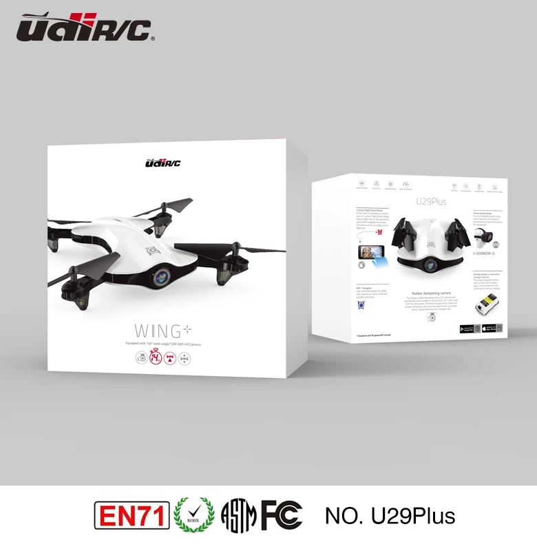 U29 PLUS 2,4 ГГц wifi и FPV складной Дрон с широкоугольной HD камерой