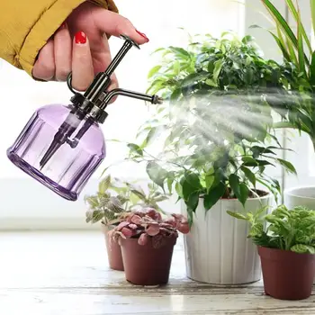 

7 Colors Plant Flower Glass Watering Pot Spray Bottle Garden Mister Sprayer Hairdressing Watering Pot Practical Garden Tools Hot