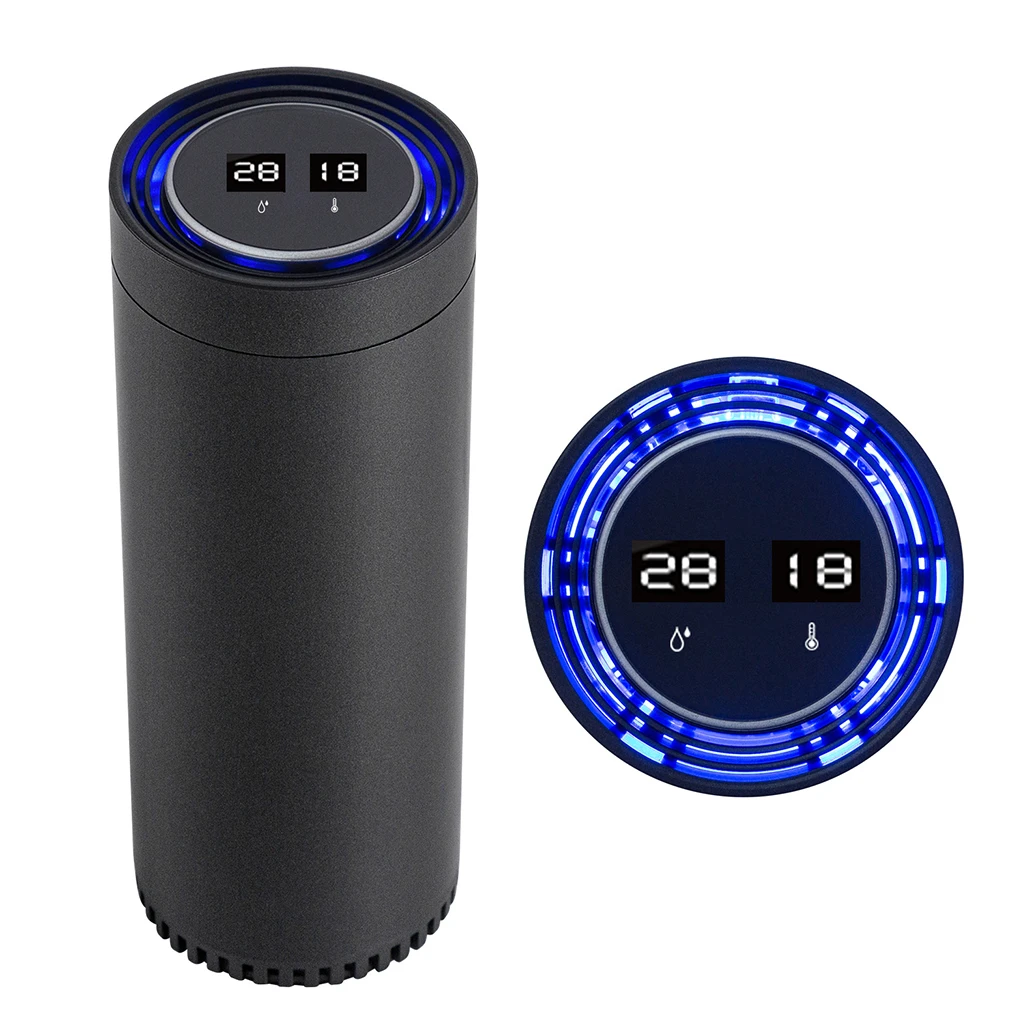 Car Portable Travel Bedroom Air Purifier Freshener Aroma Diffuser Infrared Sensor Air Cleaner For Car Home Office Smoking USB