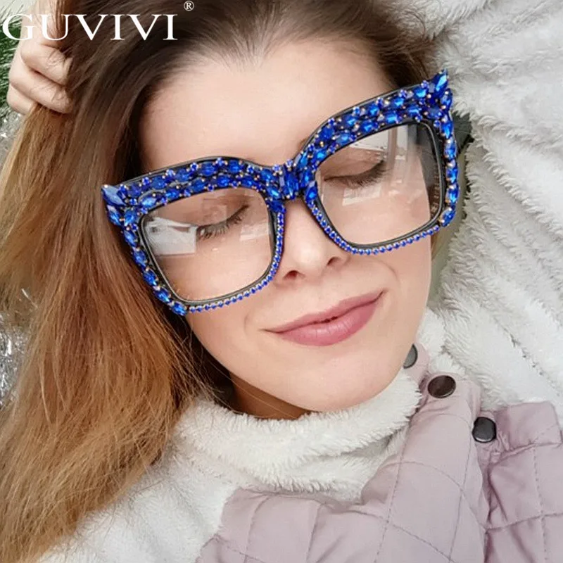 Square Rhinestone Sunglasses Women Luxury Oversized Men Sunglasses Diamond Vintage Sunglasses Brand Designer Crystal Eyewear