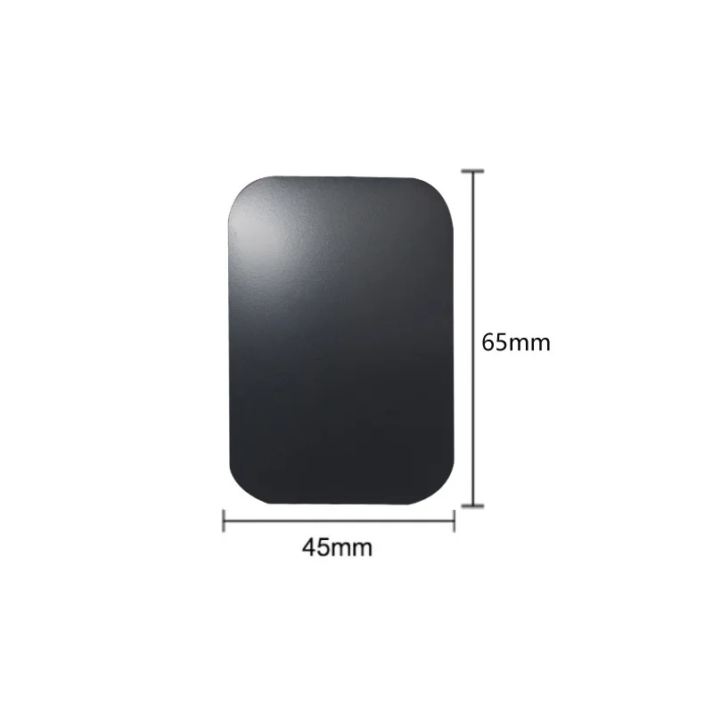 2pcs Black 35mm 40mm iron sheet mobile phone magnetic sheet mobile phone bracket accessories patch matte black iron sheet mobile phone holder for car