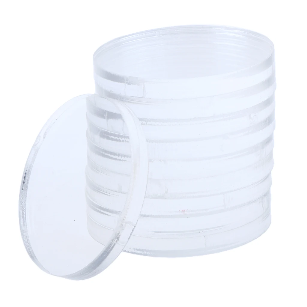 10pcs Round Transparent Acrylic Bases - for , , Wargaming