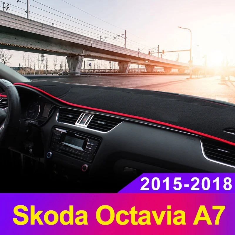 Приборной панели автомобиля солнцезащитный козырек Pad лампа консоли Pad для Skoda Octavia A7 аксессуары