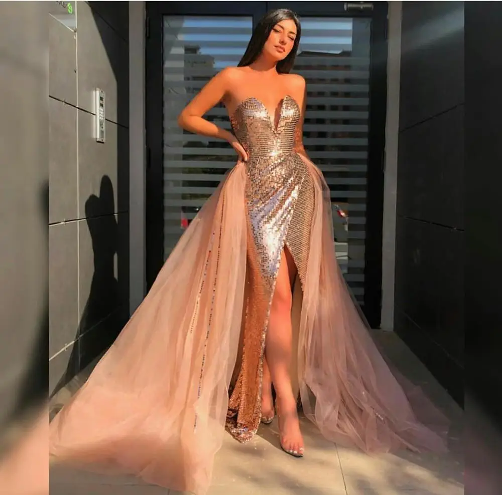 Sequin Dress Rose Gold Matric Ball Dresses Rose Gold Mermaid